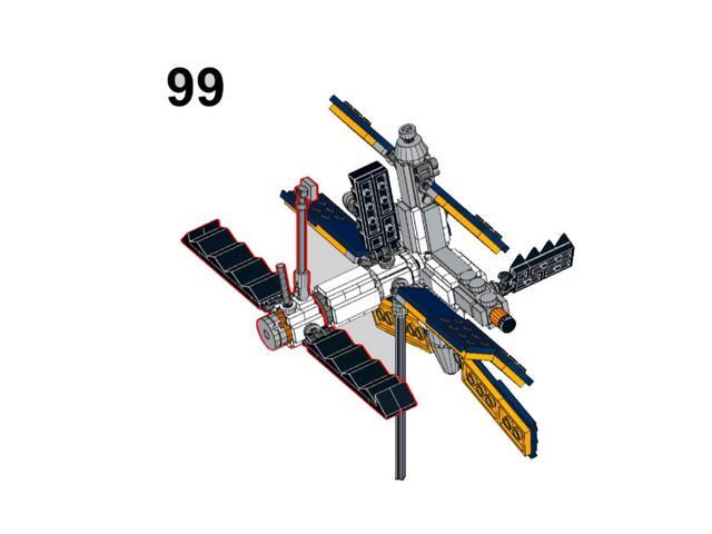 ZITIANYOUBUILD Custom MOC-122803 1/220 Scale Spacecraft Model 331 Parts Kids Gift for Christmas