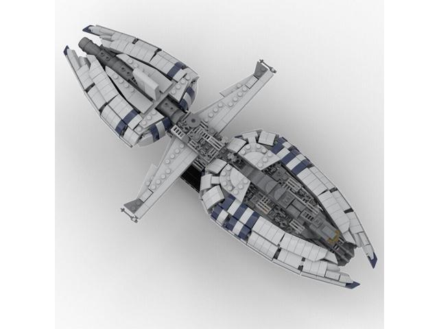 ZITIANYOUBUILD MOC-161433 Munificent-class Frigate Ship with Stand and Nameplate 1276 Parts