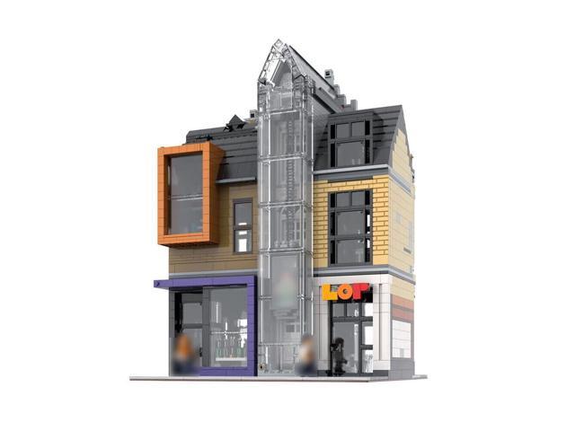 ZITIANYOUBUILD MOC-97242 A Distinctive Tenement House Model with 3 Modular Buildings 3450 Parts