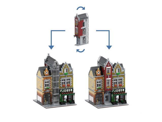 ZITIANYOUBUILD MOC-97242 A Distinctive Tenement House Model with 3 Modular Buildings 3450 Parts