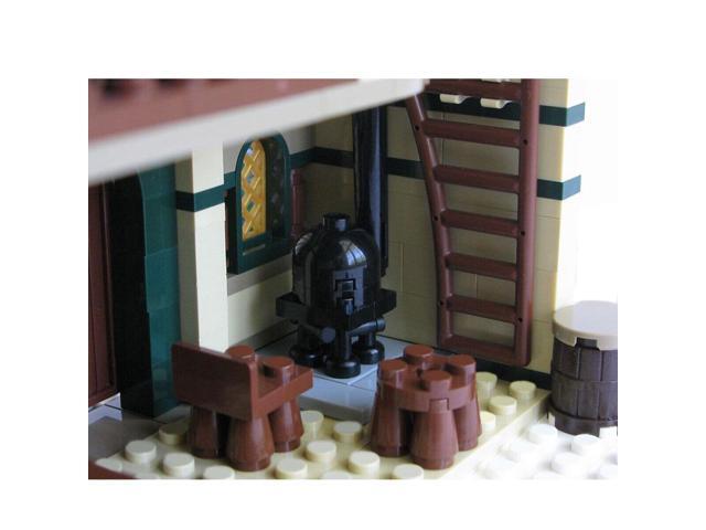 ZITIANYOUBUILD C413 Modular Building: House and Barn for Winter Village Series 746 Parts