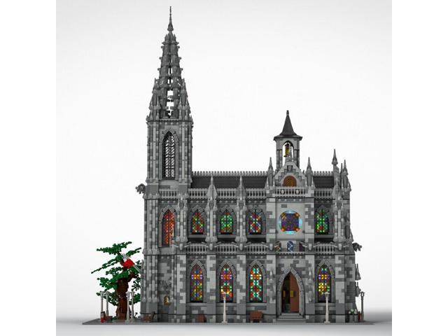 ZITIANYOUBUILD MOC-29962 Modular Epic Cathedral with Stainend Glass Windows 22007 Parts