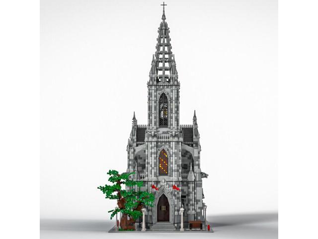 ZITIANYOUBUILD MOC-29962 Modular Epic Cathedral with Stainend Glass Windows 22007 Parts