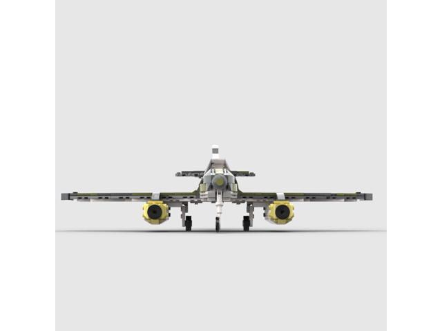 ZITIANYOUBUILD MOC-154902 The World's First Operational Jet-powered Fighter Aircraft 1100 Parts