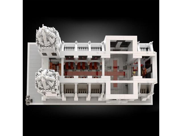 ZITIANYOUBUILD MOC-148170 Medieval Gothic Cathedral with Interior Modular Building 3997 Parts