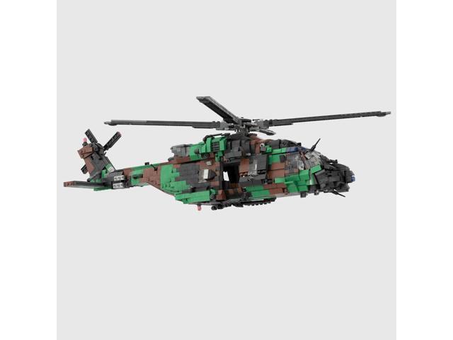 ZITIANYOUBUILD MOC-155624 NH-90 Tactical Transport Helicopter with Rotor System 2515 Parts