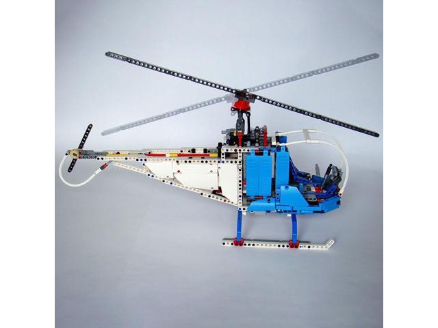 ZITIANYOUBUILD C4075 Helicopter with Spinning Rotors, Six-cylinder Fake Engine 768 Parts
