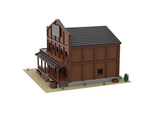 ZITIANYOUBUILD MOC-135953 Modular Desert Bar & Hostel with Interior 6481 Parts