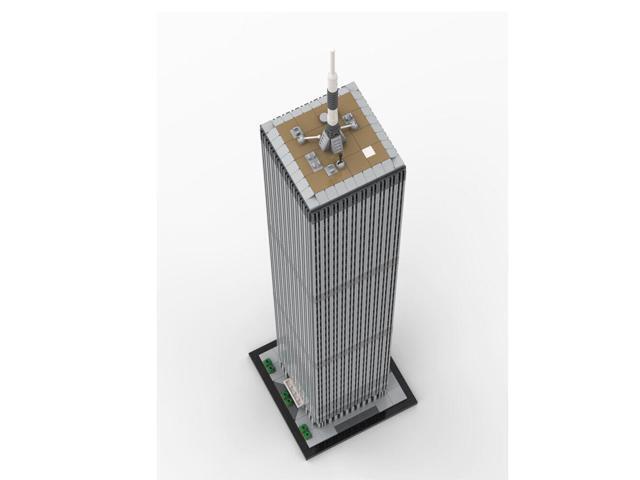 ZITIANYOUBUILD MOC-127129 World Trade Center Model 1:800 Scale Architecture 2126 Parts