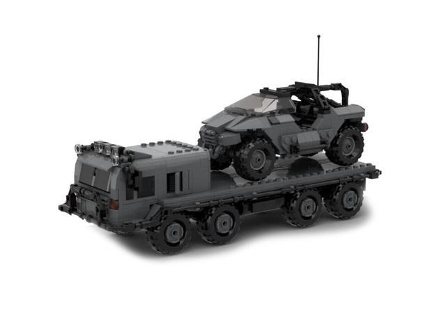 ZITIANYOUBUILD 8X8 All Terrain Multi-utility Truck with 4x4 Military Vehicle 810 Pieces