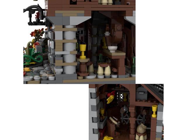 ZITIANYOUBUILD MOC-156159 Modular Building: Pub, House and Tree with Interior 4632 Parts
