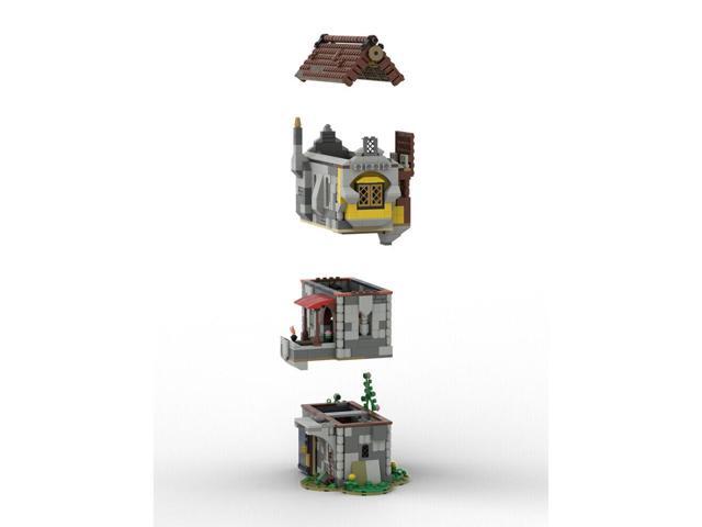 ZITIANYOUBUILD MOC-156479 Medieval House with Detailed Interior Modular Building 969 Parts