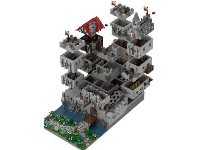 ZITIANYOUBUILD MOC-45559 Medieval Castle with Chapel with Defense Towers 12321 Parts