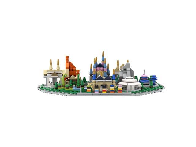 ZITIANYOUBUILD C6969 World Famous Theme Park Microscale Building Toys Set 615 Parts