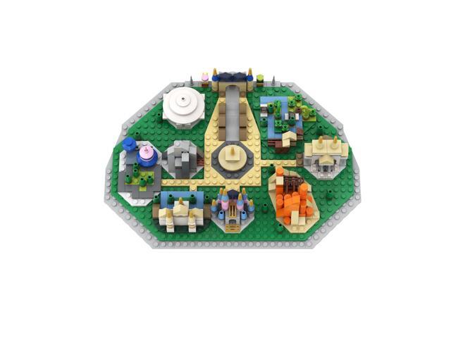 ZITIANYOUBUILD C6969 World Famous Theme Park Microscale Building Toys Set 615 Parts