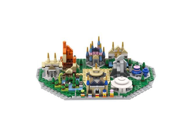 ZITIANYOUBUILD C6969 World Famous Theme Park Microscale Building Toys Set 615 Parts