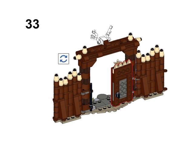 ZITIANYOUBUILD Custom MOC-103656 The Village Gate Model 220 Parts Kids Gift for Christmas