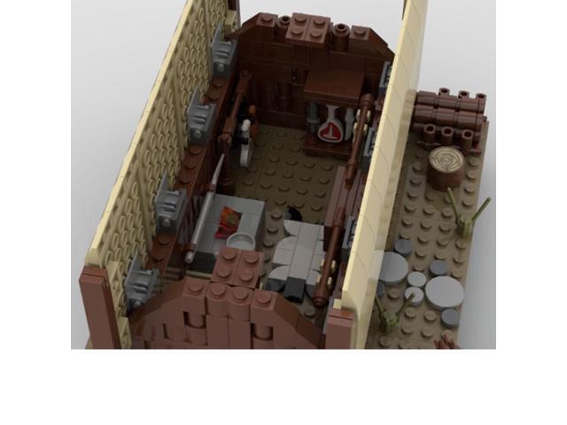 ZITIANYOUBUILD MOC-158270 Village Series: Seafaring People Hut House with Interior 485 Parts