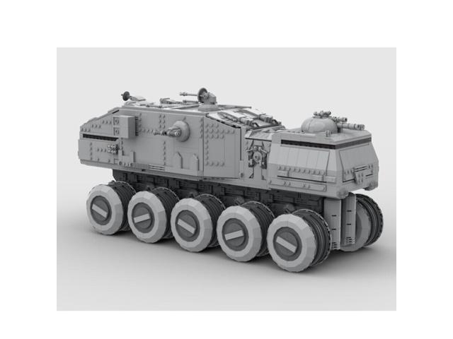 ZITIANYOUBUILD MOC-142927 Tank Massive Vehicle with Detailed Interior Building Toys 3219 Parts