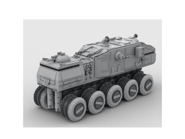 ZITIANYOUBUILD MOC-142927 Tank Massive Vehicle with Detailed Interior Building Toys 3219 Parts