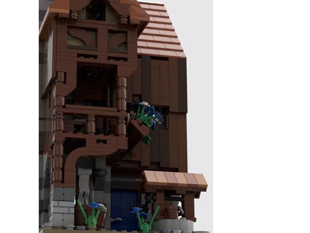ZITIANYOUBUILD MOC-124797 Modular Shoemaker with Interior for Medieval Town 2570 Parts