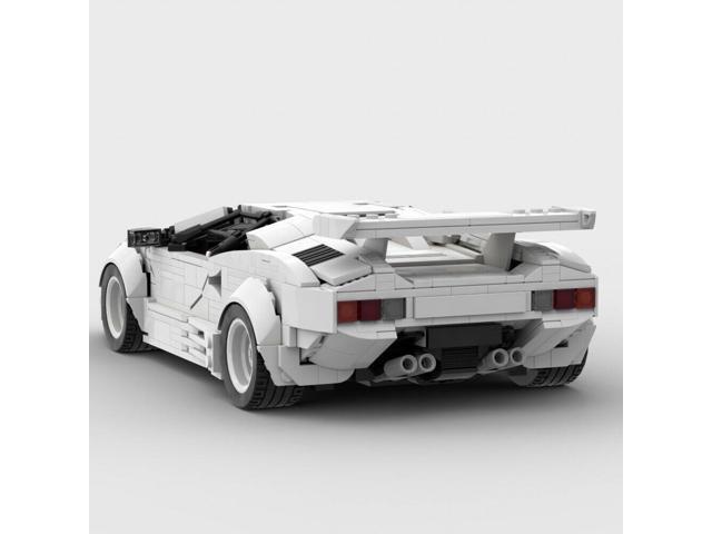 ZITIANYOUBUILD Custom MOC: MOC-57779 Sports Car LP5000 Quattrovalvole Supercar LP5000 QV