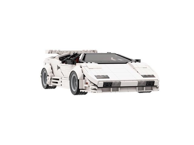 ZITIANYOUBUILD Custom MOC: MOC-57779 Sports Car LP5000 Quattrovalvole Supercar LP5000 QV