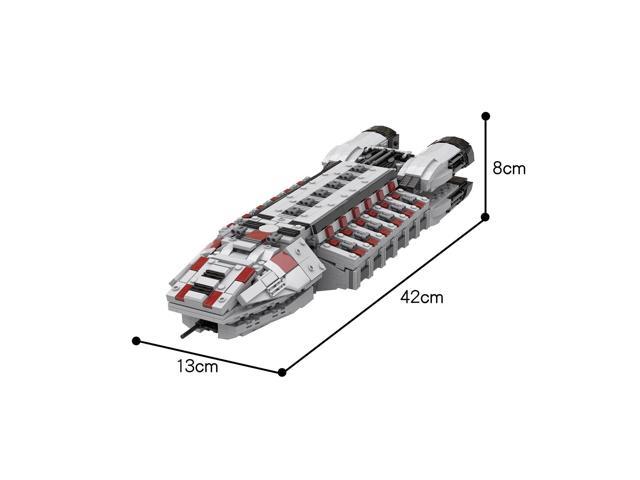ZITIANYOUBUILD Custom MOC: C5283 Minotaur class Gunship 1751 Partsfor Collection