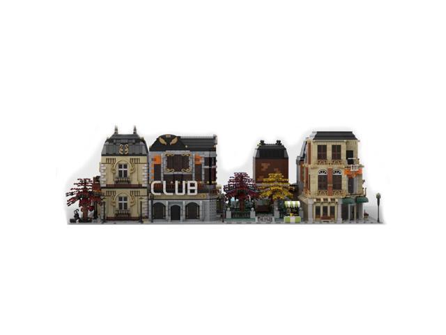 ZITIANYOUBUILD MOC-35965 15-in-1 Modular Neighborhood with House, Urban Areas 25533 Parts