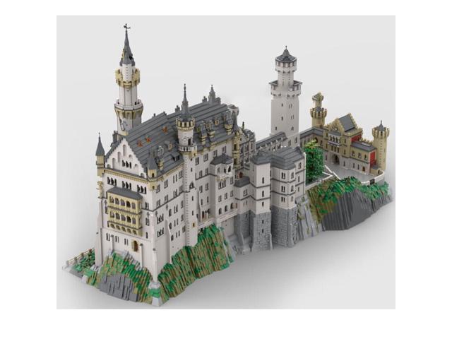 ZITIANYOUBUILD MOC-123380 A 19th-century Historicist Palace Castle on a Rugged Hill 57493 Parts
