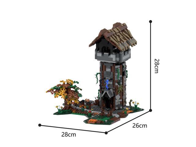 ZITIANYOUBUILD C7484 Medieval Watchtower in the Woods for Modular Castle 1232 Parts