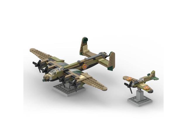ZITIANYOUBUILD Custom MOC-48107 Avro Lancaster + Supermarine Spitfire Model 306 Parts Kids Gift