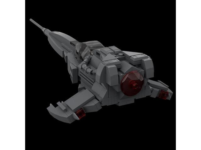 ZITIANYOUBUILD Custom MOC-126424 Wraith-Dart Space Wars Ship Sci-Fi Spacecraft Model 242 Parts