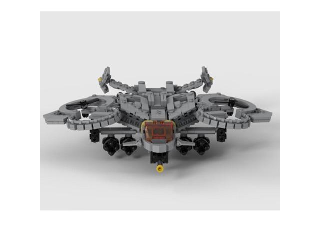 ZITIANYOUBUILD MOC-133144 Sci-fi Helicopter with Display Stand from the New Movie 740 Parts