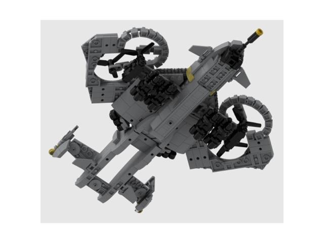 ZITIANYOUBUILD MOC-133144 Sci-fi Helicopter with Display Stand from the New Movie 740 Parts