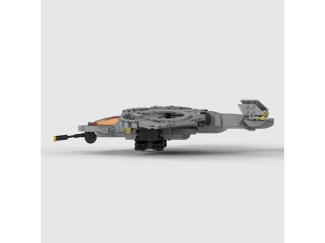 ZITIANYOUBUILD MOC-133144 Sci-fi Helicopter with Display Stand from the New Movie 740 Parts