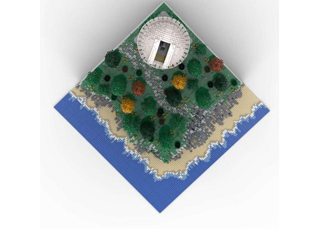 ZITIANYOUBUILD MOC-89835 Architecture on the Cliffs Modular Building for Adults 11468 Parts