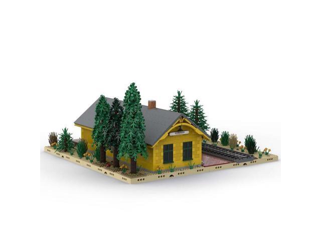 ZITIANYOUBUILD Custom MOC-92977 1:40 Scale Union Pacific Shelton Depot (3985 Parts) Toys Gift