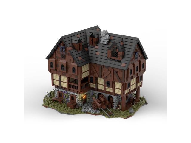ZITIANYOUBUILD Custom MOC-49721 Medieval House #3 (Tavern) Modular Building 5098 Parts