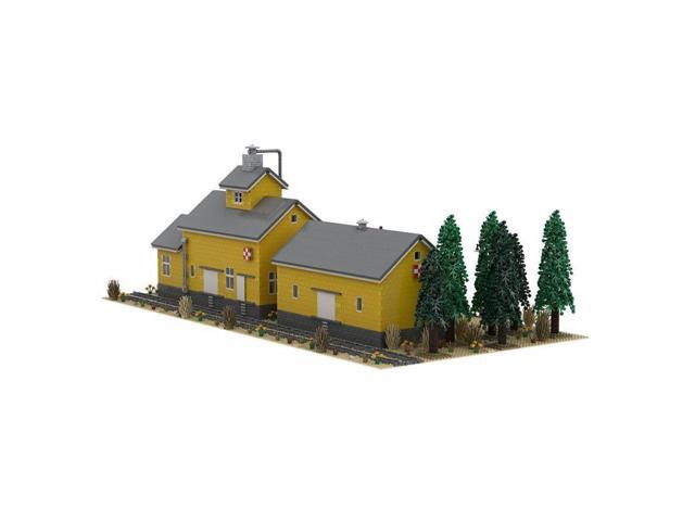 ZITIANYOUBUILD Custom MOC-57509 Modular Feed Mill for Railroad Theme (6457 Parts) Toys Gift