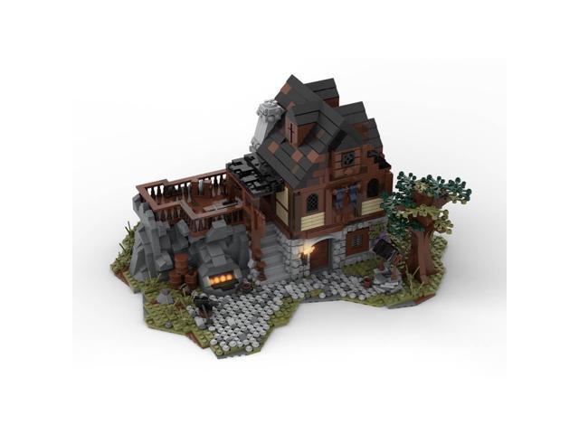 ZITIANYOUBUILD Custom MOC-49666 Medieval Smithy Model with Interior Modular Building (3130PCS)