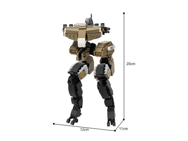ZITIANYOUBUILD Custom Gekko Mech Unmanned Autonomous Fighting Vehicle War Machine 519 Parts