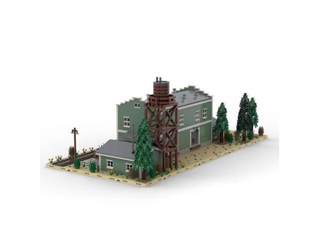 ZITIANYOUBUILD Custom Moc-115689 Canning Company Rail Side Industry for Train Theme 8832 Parts