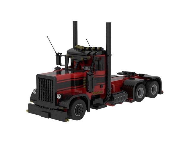 ZITIANYOUBUILD Custom MOC-32428 1:17 Red & black Truck with Power Functions Kit (2307+ Parts)