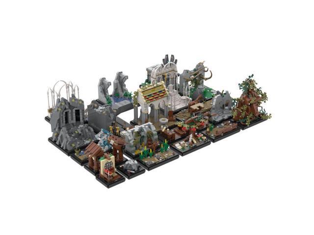 ZITIANYOUBUILD Custom Moc-123809 22-in-1 Iconic Buildings From The Book About Rings (5441pcs)