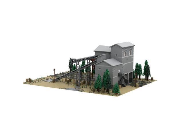 ZITIANYOUBUILD Custom Moc-56325 Gravel Company Railroad Industry Modular Building (12587 Parts)