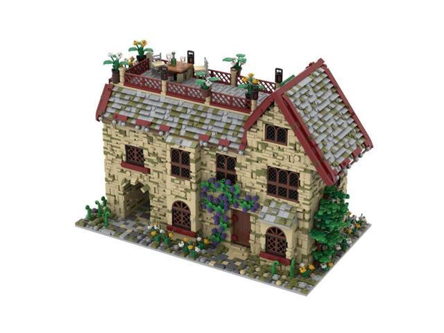 ZITIANYOUBUILD Custom Moc-135076 Modular Building A House With An Attic and Interior 4550 Parts