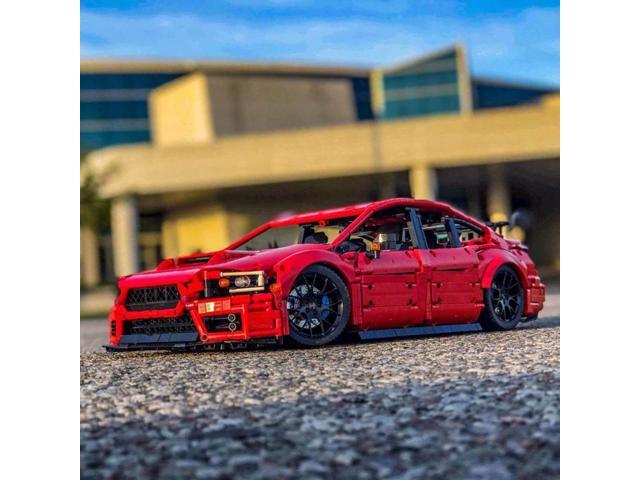 ZITIANYOUBUILD Custom MOC-79953 Rally Car Model Tech Theme Building Blocks Set (3817PCS/Red)