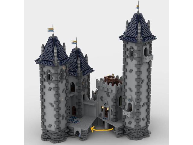 ZITIANYOUBUILD Custom MOC-176290 Medieval Three-Tower Castle(10325PCS) Toys Gift for Christmas