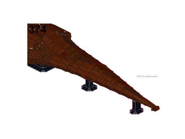 ZITIANYOUBUILD Custom MOC-140379 Leviathan-Moya Future Spaceship Model(3700PCS) Toys Gift